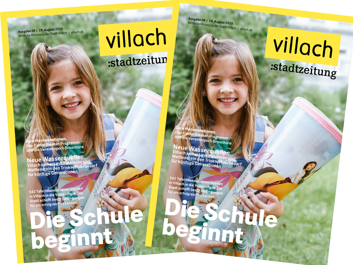 Cover der aktuellen Villacher Stadtzeitung