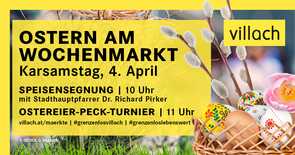 Banner - Ostern am Wochenmarkt