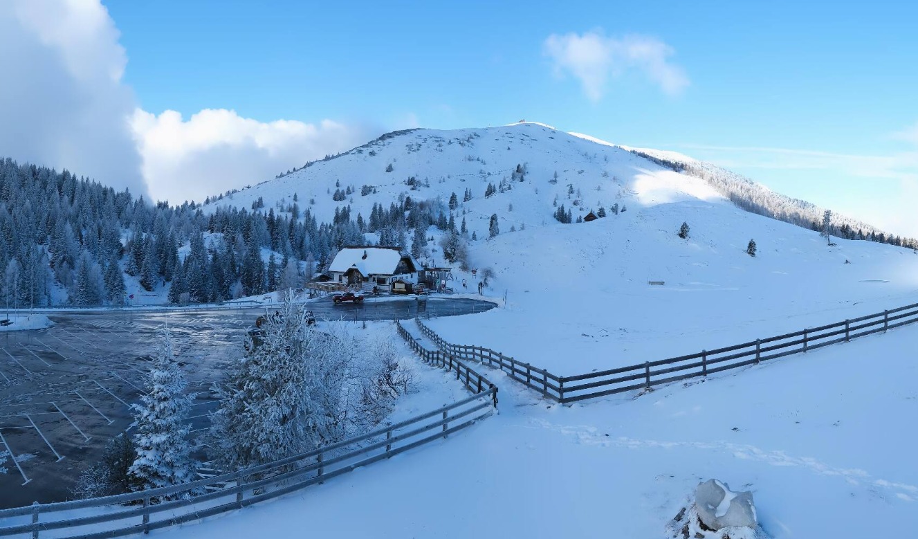 Wanderweg zum Dobratschgipfel frisch präpariert 