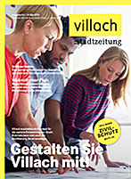 Cover Stadtzeitung Nr. 05/2022 mit Titelstory "Gestalten Sie Villach mit!"