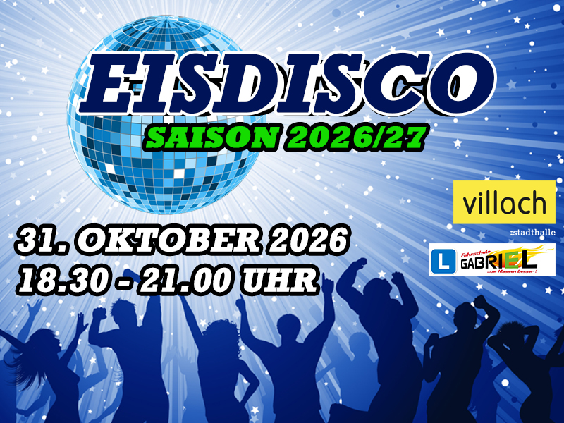 Eisdisco in der Stadthalle