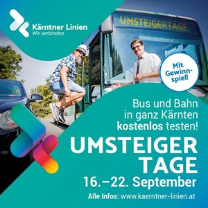 Umsteigertage 2026 in ganz Kärnten