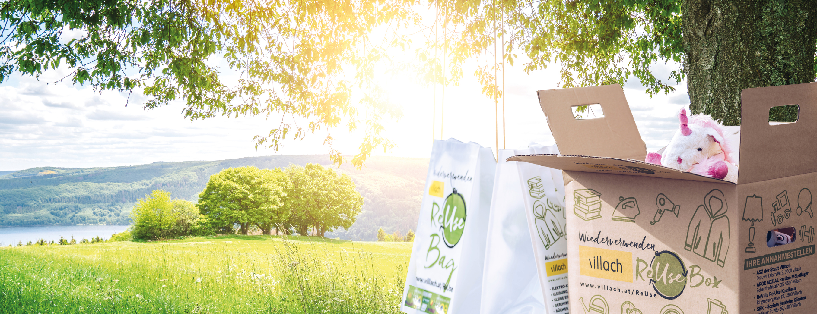 Villach ReUseBoxen in der Natur