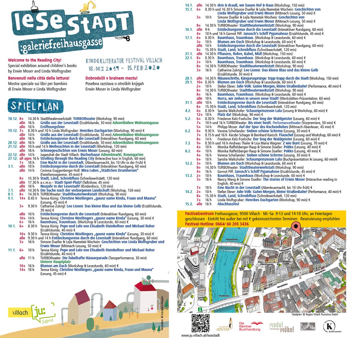 Spielplan Lesestadt 2019