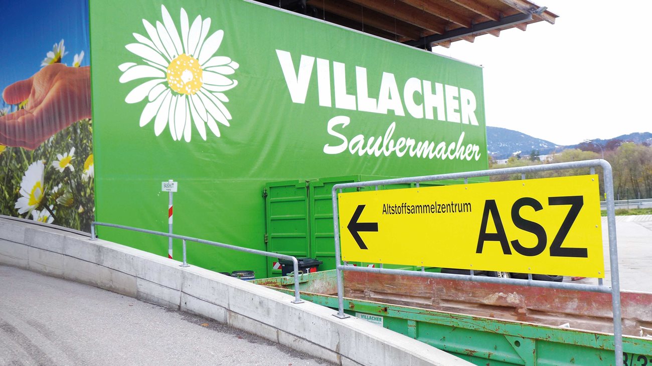 Das Altstoffsammelzentrum in der Drauwinkelstraße.