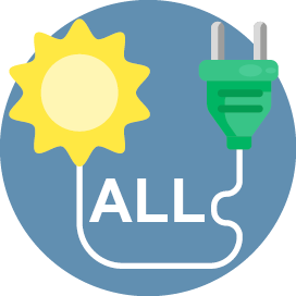 Photovoltaik Icon Produktion Insgesamt