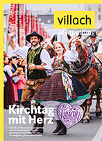 Cover Stadtzeitung Nr. 06/2026 mit Titelstory "Kirchtag mit Herz - 81. Villacher Kirchtag"